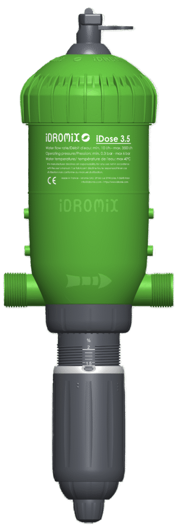 Doseur proportionnel à eau iDose 3.5 vert de la marque Idromix